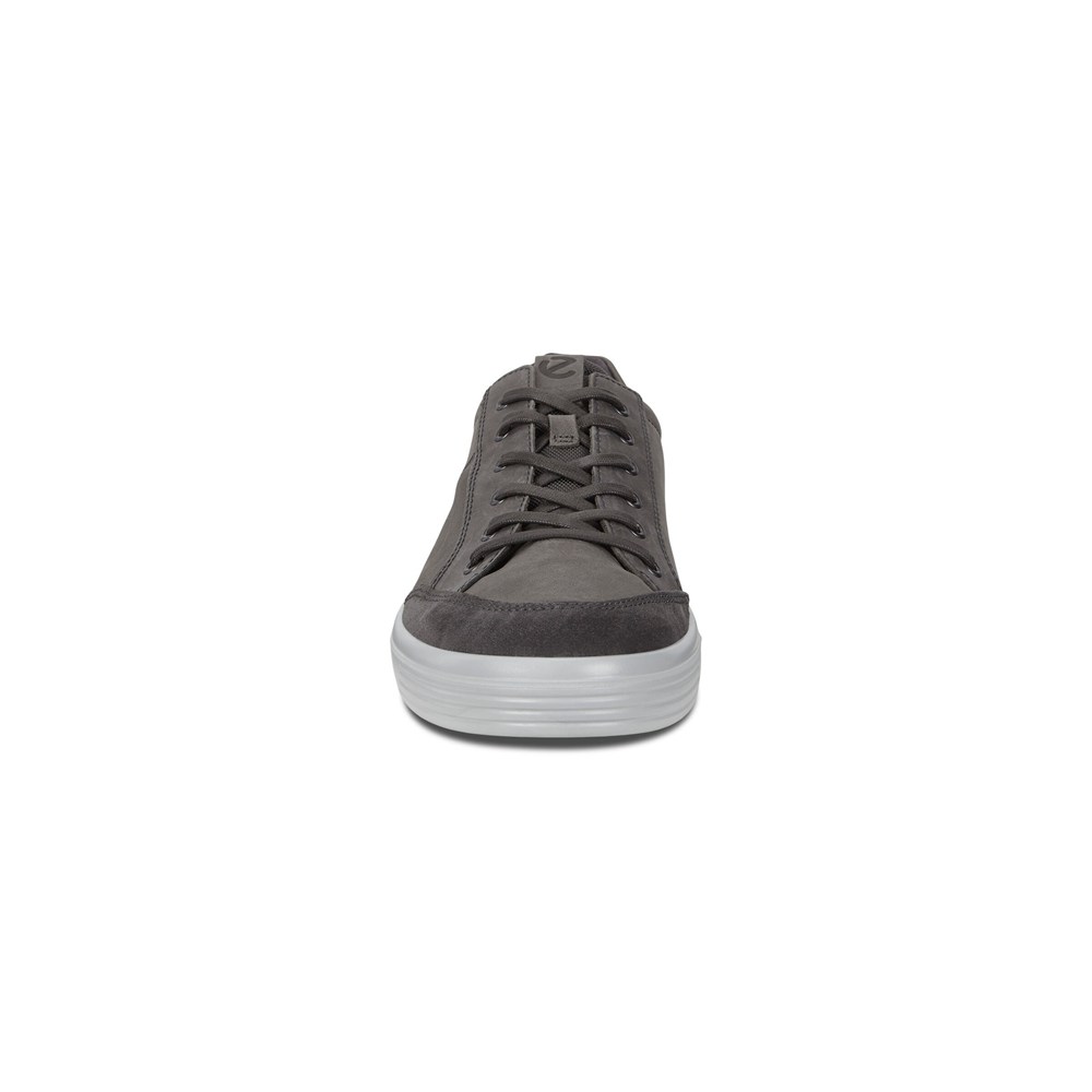 ECCO Mens Sneakers Dark Grey - Soft Classic - LQW-730491